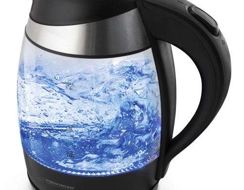 EKK009 Gullfoss 1,8 l üveg elektromos vízforraló