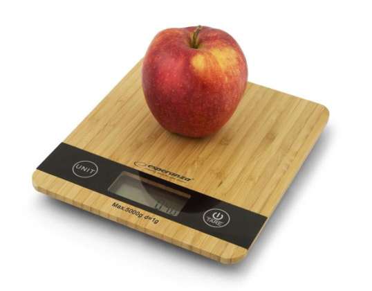 EKS005 Bamboo Kitchen Scale