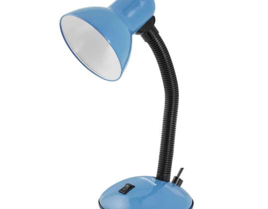 Skrivebordslampe Esperanza ELD107B Arcturus blå E27