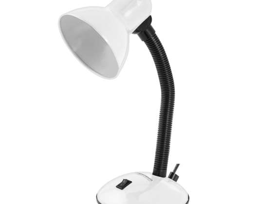 ELD107W Lampe de bureau Esperanza E27 Arcturus blanche