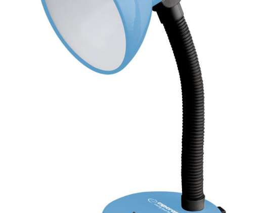 ELD109B Esperanza Schreibtischlampe E27 Vega blau