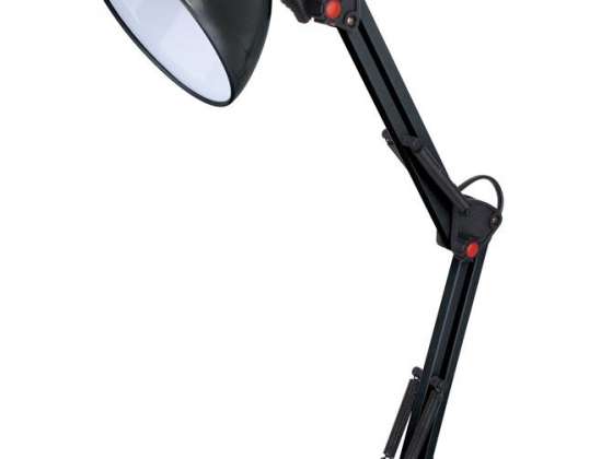 ELD112K Esperanza skrivebordslampe e27 avior svart