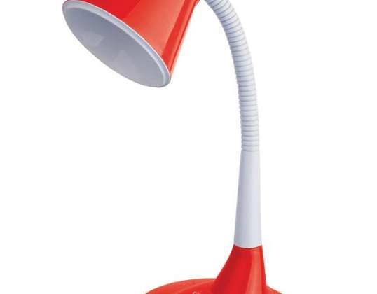 ELD115R Esperanza skrivebordslampe e27 diadem rød