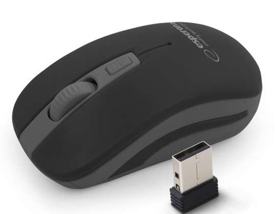 EM126EK Mouse wireless 2.4GHz 4D optic USB Uranus negru-gri