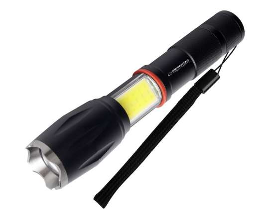 EOT070 Esperanza LED flashlight with side COB reflector DIONE