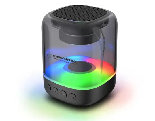 EP154 Esperanza bt høyttaler fm led rgb lilla