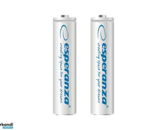 EZA101W Esperanza NiMH batterijen AAA 1000mAh 2st. wit