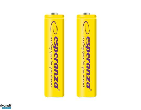 EZA101Y Аккумуляторные батареи Esperanza ni mh aaa 1000mah 2шт.желтые