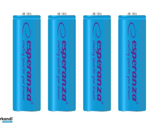 EZA104B Esperanza Ni-MH AA 2000mAh 4 pcs blue