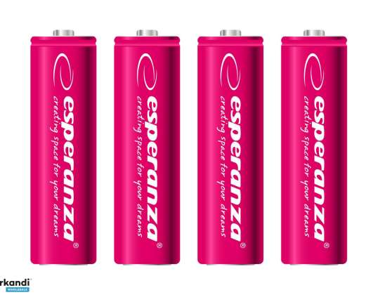 EZA104R Ni Mh AA Akkumulátorok 2000mAh 4 db piros Esperanza