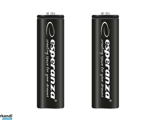EZA105 Esperanza Ni-MH akkumulátorok nagy kapacitás 2600mAh 2db fekete