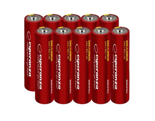 EZB205 Esperanza Batterien zn c aaa 10 Stück Blister