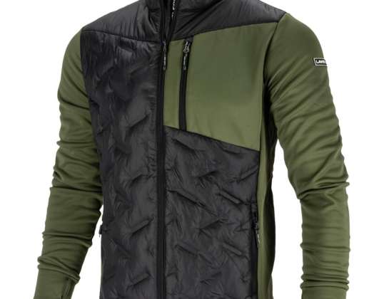 Sudadera aislante negra y verde. &quot;3XL&quot;. Después de Cristo. Lahti
