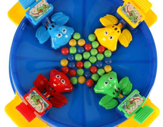 Аркадная игра голодные лягушки прыгающие лягушки 4 игрока 3 XXL