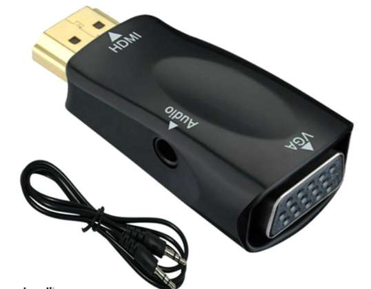HD31B HDMI to vga gold plated adapter