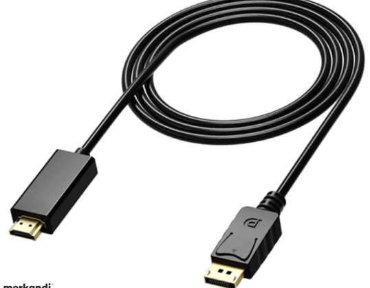 HD39 Kabel DisplayPort zu HDMI 1,8m 4K