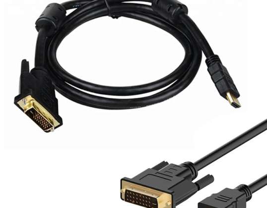 HD8 Cavo HDMI 19pin DVI 2m oro