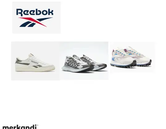 Valikoima Reebok-kenkiä, lenkkarit - tukkumyynti varastossa, luokka A upouusi