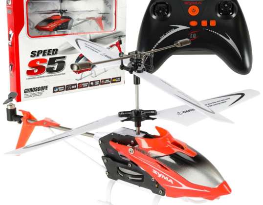 Elicottero RC telecomandato SYMA S5 3CH rosso