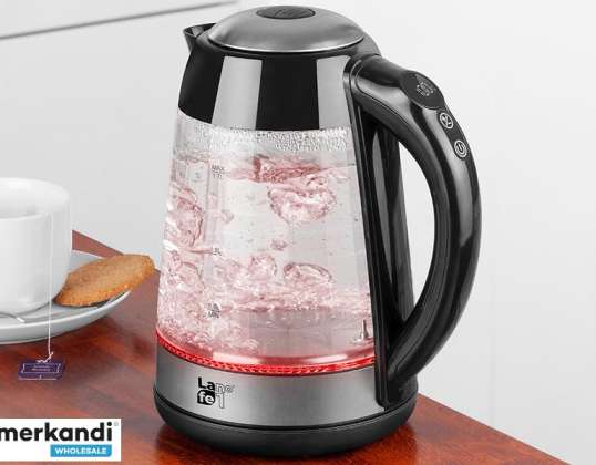 Wasserkocher mit Temperaturregelung LAFE LumiGlass