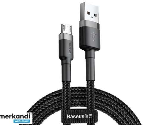 BASEUS Cafule Micro USB καλώδιο 2.4A 0.5m  CAMKLF AG1  γκρι   μαύρο