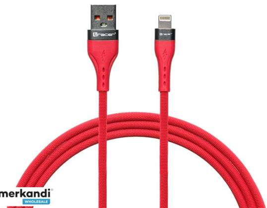 Kabel TRACER USB A Lightning 1m RD