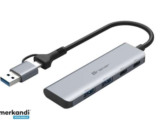 ADAPTER TRACER A 5. USB Type C do USB A. 2x USB A   2x USB C