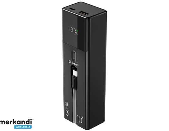 Повербанк TRACER Quant 10000mAh 100W PD QC