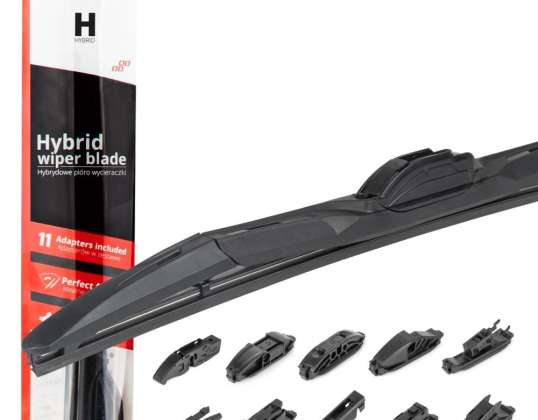 Hybride ruitenwissers Amio multiconnect 18" 450mm 45cm 11 adapters Amio 02205