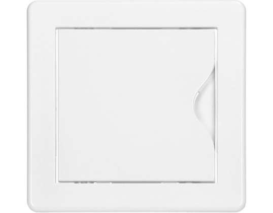 Access doors 10/10. white color