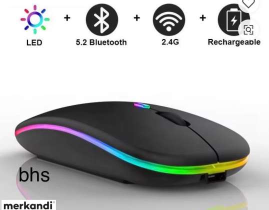 Wireless 2.4GHz Dual Mode PC Notebook Laptop Mouse Multimedia Mystery Package