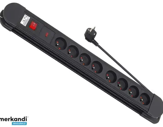 8-Socket Power Strip with 1 Switch MCE11