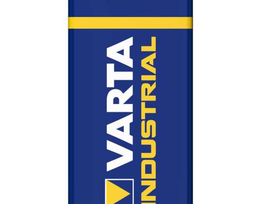 1x Batterie R9V R 9 6LR61 9V R 9 alcaline Varta Industrial