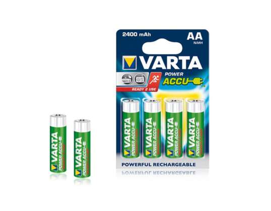 VARTA AA 2400mAh batteri 4 stk/bl.