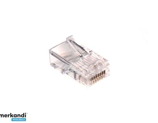 MCTV 662 Вилка RJ45 8P8C 5e дріт Maclean 100 штук
