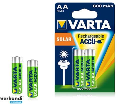 1x Akumulátor R 06 AA 800mAh NiMH Varta solar