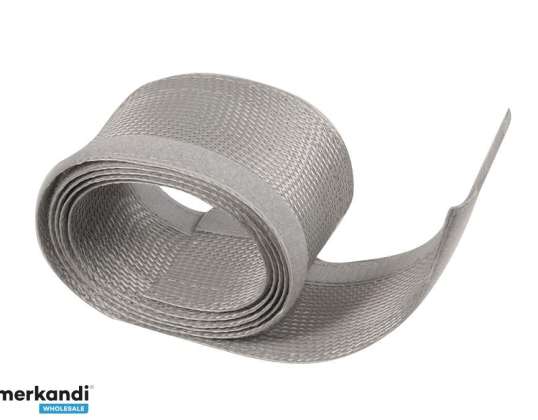 MCTV 675 S 41892 Organisateur de câbles 1.8m 85mm gris avec velcro