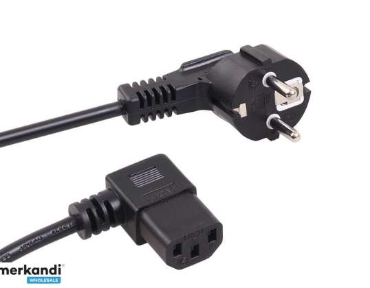 Cable de alimentación Maclean  angular  3 pines  enchufe UE  3m  MCTV 803
