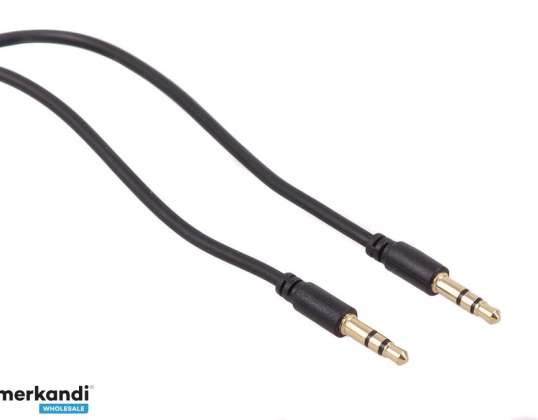 MCTV 815 42198 Câble jack 3.5mm mâle-mâle 1.5m noir