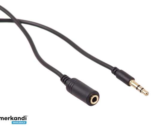MCTV 821 42205 Cavo jack 3.5mm spina presa 5m nero