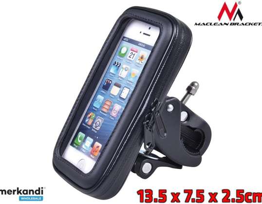 Uchwyt Maclean. Dviratis. Telefonui. M dydis Vandeniui atsparus. Universalus. MC 688