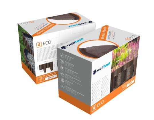 Palisăda de gradina Cellfast Eco maro