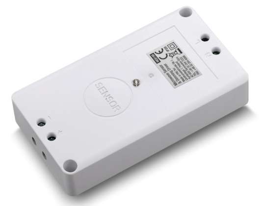 Mikrobølgebevegelsessensor Maclean. LED strømforsyning med dimmer. Rekkevidde 2m 8m. MCE145 W