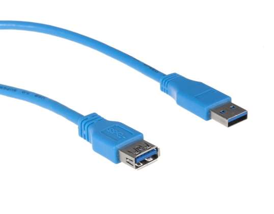 USB 3.0 kaapeli Maclean AM AF liitin pistorasia 3m MCTV 585