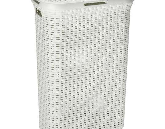 Curver Natural Style 40L Creme Wäschekorb