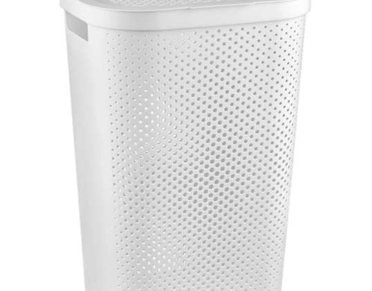 Wäschekorb Curver Infinity 60L weiß