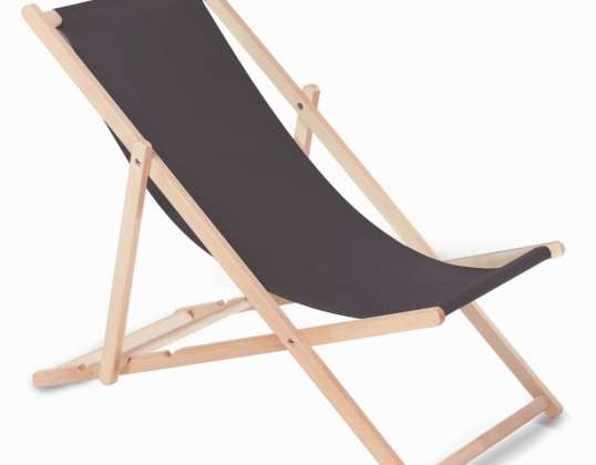 Chaises longues classiques en hêtre GreenBlue GB183 marron