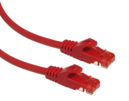 MCTV 303 R 47279 Przewód kabel patchcord UTP cat6 wtyk wtyk 3m czerwony