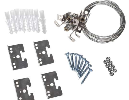 Cables de montaje de panel led de techo Led4U Kit LD158 apto para 600 600.300 300.300 300 600.300 1200.600 1200mm