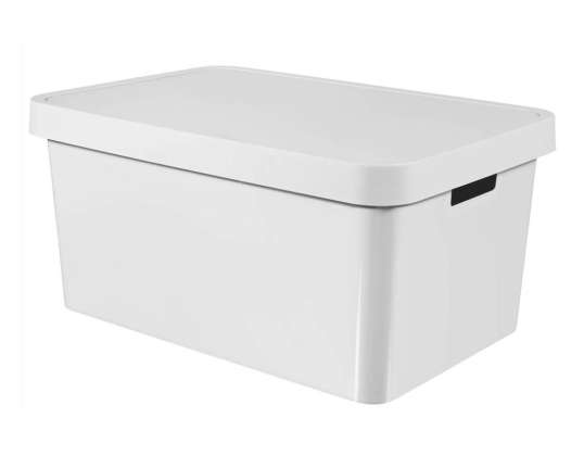Contenedor con tapa Curver Infinity 45L blanco